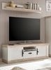 TV-Lowboard Rovola in Pinie weiß Landhaus 156 x 51 cm Bild 4