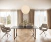 Esstisch Edge 200x100 Keramik Laminam® Nero Greco Anthrazit Edelstahl Schmal Bild 2