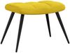 vidaXL Relaxsessel mit Hocker Senfgelb Samt [328091] Bild 5