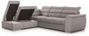 Ecksofa Schlafsofa Sofa PASCARA in Stoff Esito Altrosa Ottomane Links Bild 2