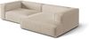 Micadoni Ecksofa Nuria 4-Sitzer Rechts Strukturierter Stoff Beige Bild 3