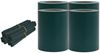 vidaXL Garten-Sichtschutz 4 Stk. PVC 35x0,19 m Mattgrün 147870 Bild 2