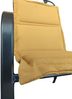 CENTAURI Sesselauflage Uni ocker 120x48x3cm Sitzkissen Stuhlkissen Sitzauflage Bild 3