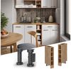 Küchenregal R-Line Goldkraft Eiche 15 cm ohne Arbeitsplatte Vicco Bild 2