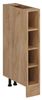 Küchenregal R-Line Goldkraft Eiche 15 cm ohne Arbeitsplatte Vicco Bild 4