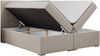 Boxspringbett mit 2 Bettkästen, Matratze und Topper, Polsterbett - ALLY - 140x200cm - Beige Stoff - H3 Bild 4