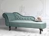 Beliani 'Nimes' Chaiselongue, Mintgrün, Samt, 79 x 65 x 169 cm, Links Bild 3