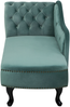 Beliani 'Nimes' Chaiselongue, Mintgrün, Samt, 79 x 65 x 169 cm, Links Bild 5
