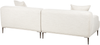 3-Sitzer Sofa Stoff hellbeige mit Kissen MATILA Bild 5
