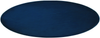 Teppich marineblau ⌀ 140 cm Kurzflor GESI II Bild 4