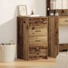 Sideboard, Kommode mit Schubladen Altholz 40 x 41 x 75 cm Holzwerkstoff j2107p Bild 2