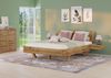 Schwebebett Doppelbett 160x200 Eiche massiv geölt mit Zubehör V-60.89-16ohne Zubehör Bild 2