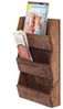 DESIGN DELIGHTS Wandregal ZEITUNGSREGAL "NEWS 60", Mahagoni, 60 x 38 x 11 cm (HxBxT), Wandregal, F Bild 2
