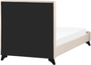 Polsterbett Leinenoptik beige Lattenrost 90x200 cm AMBASSADOR Bild 5