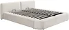 Vente-unique - JUDALO Bett Stoff Beige - B 231 cm x H 90,5 cm x L 221 cm Bild 3