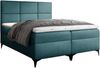 99rooms Ozzy Boxspringbett Strukturstoff 140x200 cm Türkis Bild 4