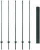 vidaXL Zaun mit Pfosten Grün 3336460 Bild 5