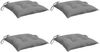 vidaXL Stuhlkissen 4 Stk. Grau 40x40x7 cm Oxford-Gewebe 314864 Bild 3