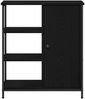 Sideboard, Kommode Schwarz Eichen-Optik 70 x 30 x 80 cm j2790p Bild 5