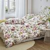 Irisette Mako Satin Bettwäsche Wave 8885-10 rosa weiß Blumen 135x200 Bild 2