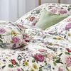 Irisette Mako Satin Bettwäsche Wave 8885-10 rosa weiß Blumen 135x200 Bild 3