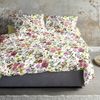 Irisette Mako Satin Bettwäsche Wave 8885-10 rosa weiß Blumen 135x200 Bild 5