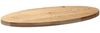 vidaXL Tischplatte 100x50x4 cm Massivholz Eiche Oval 4009042 Bild 4