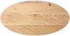vidaXL Tischplatte 100x50x4 cm Massivholz Eiche Oval 4009042 Bild 2