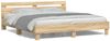vidaXL Bettgestell mit Kopfteil und LED-Beleuchtung Sonoma-Eiche 3207534 Bild 5