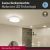 Paulmann 71078 LED Deckenleuchte Luena 25cm Glas Chrom 3000K IP44 Bild 4