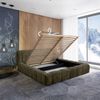 Polsterbett Doppelbett HAILEY 160x200cm Komplettset Stoff Tender Way Grün Bild 3