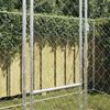 vidaXL Hundekäfig Silber 400 x 200 x 200 cm Verzinkter Stahl 3368306 Bild 3