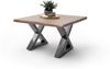 Couchtisch >CARTAGENA< in Akazie massiv walnussfarben - 75x45x75 (BxHxT) Bild 2