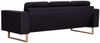vidaXL 3-Sitzer-Sofa Stoff Schwarz [281390] Bild 5
