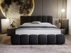 GRAINGOLD Cloud Bett 200x200, Polsterbett ohne Bettkasten, Velvet-Stoff, mit Lattenrost, Anthrazit Bild 3