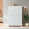Kleiderschrank Vasand 175x120x52 cm Weiß/Eicheoptik [en. casa] Bild 2