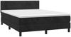 vidaXL Boxspringbett mit Matratze & LED Schwarz 140x190 cm Samt 3134401 Bild 4