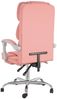 vidaXL Bürostuhl mit Liegefunktion Rosa Kunstleder [349633] Bild 5