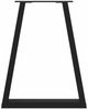 vidaXL Esstischbeine V-Form 2 Stk. Schwarz 60x(72-73,3) cm Stahl 4012564 Bild 5
