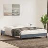 vidaXL Bettgestell ohne Matratze Dunkelgrau 160x210 cm Samt 4101362 Bild 3