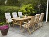 Gartenstuhl Veronica aus Teakholz, klassischer Stil, Natur, verstellbare Rückenlehne, Brafab Bild 5