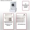 MCW Waschmaschinenumbauschrank MCW-E50-f Höhenverstellbare Füße, Wandhalterung, inklusive Anti-Rutschpads Bild 3