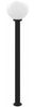 vidaXL Pollerleuchte mit Sensor 120 cm Schwarz IP44 4006117 Bild 5