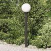 vidaXL Pollerleuchte mit Sensor 120 cm Schwarz IP44 4006117 Bild 3