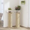 vidaXL Pflanzenständer 2 Stk. Sonoma-Eiche 30x30x80 cm Holzwerkstoff 3307866 Bild 3