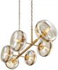Elstead Lighting LED Pendelleuchte 6-flammig Nottingham Antikmessing Bild 3