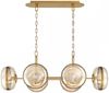 Elstead Lighting LED Pendelleuchte 6-flammig Nottingham Antikmessing Bild 2