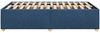 vidaXL Bettgestell ohne Matratze Blau 120x200 cm Stoff 3284728 Bild 5