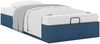 vidaXL Ottoman-Bett ohne Matratze Blau 100x200 cm Stoff 3310860 Bild 5