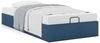 vidaXL Ottoman-Bett ohne Matratze Blau 100x200 cm Stoff 3310860 Bild 4